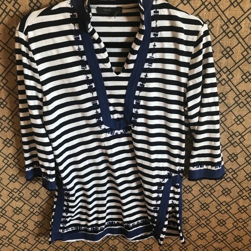 Navy inspired tunic